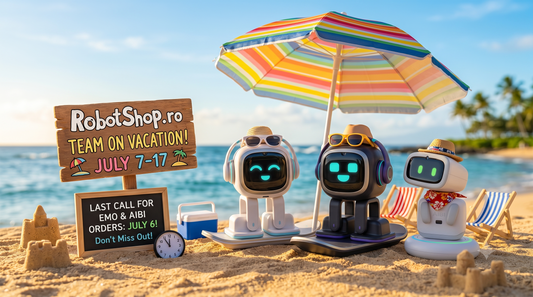 Summer sleep mode activated: RobotShop Team, EMO & AIBI are on vacation!