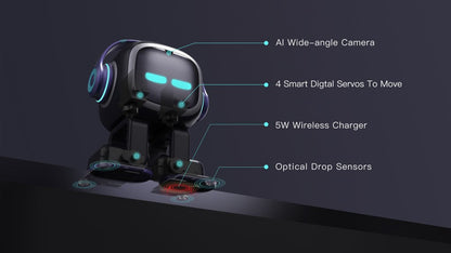 EMO Go Home Robot, Pet de Mesa AI com Dock de Carregamento, Living.AI