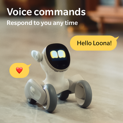 Loona Premium Smart Robot, AI PETBOT com Dock de Carregamento, KEYi Tech